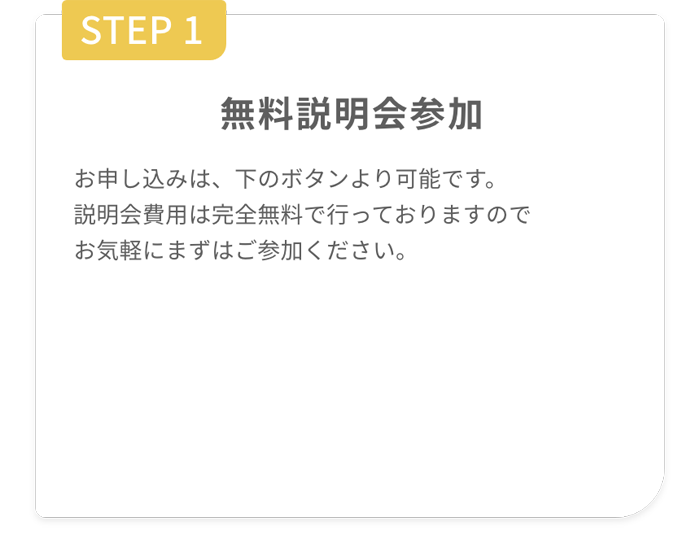 STEP1 無料説明会参加